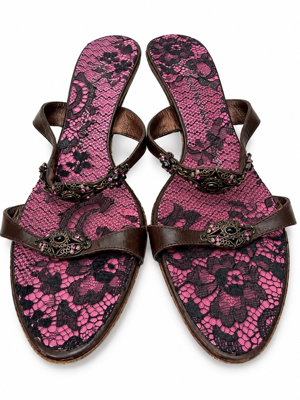 vintage Giuseppe Zanotti kitten heel sandals